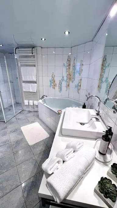 90Qm Designerwohnung Mit Kueche Und Jacuzzi In Do-City Dortmund Apartament